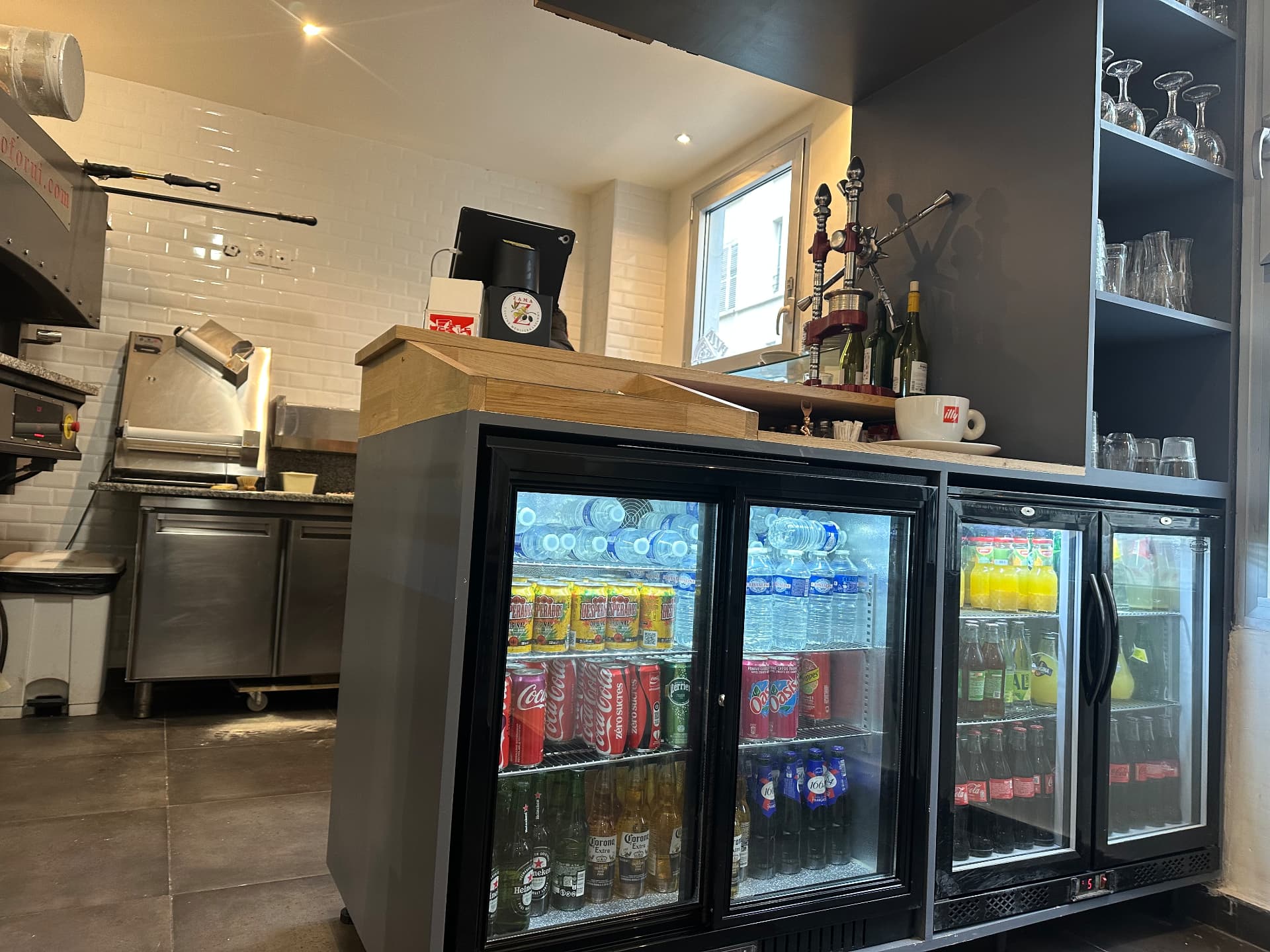 Le bar et ses boissons